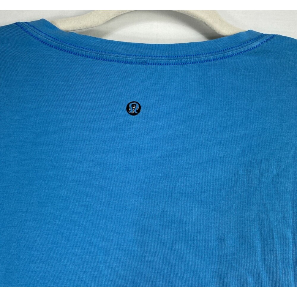 Lululemon Mens Shirt Size Large Blue V-Neck T Shirt No Size Dot-See Size Chart